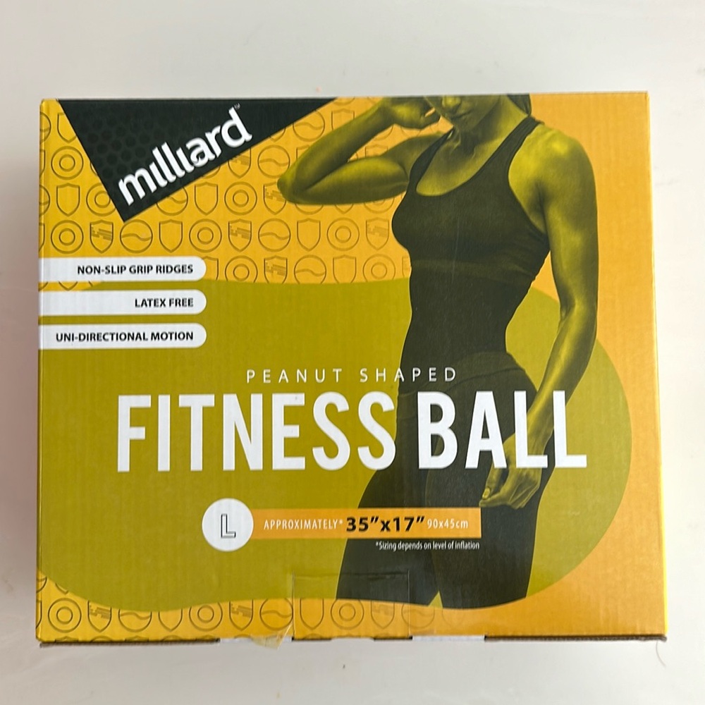 Peanut Fitness Ball by Millard 35x17
